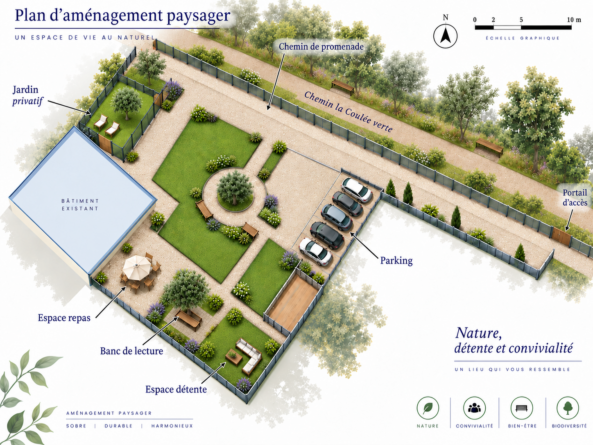 Bureau et espace commun Jouvella